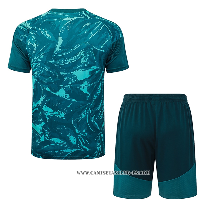 Chandal del Real Madrid 26-27 Manga Corta Verde - Pantalon Corto